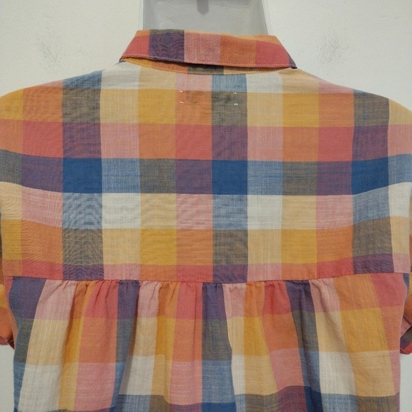 Madewell Multicolor Plaid Button Down Shirt - Picture 11 of 16